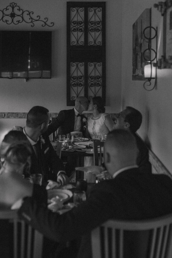 Smith Chapel wedding Erie just married couple